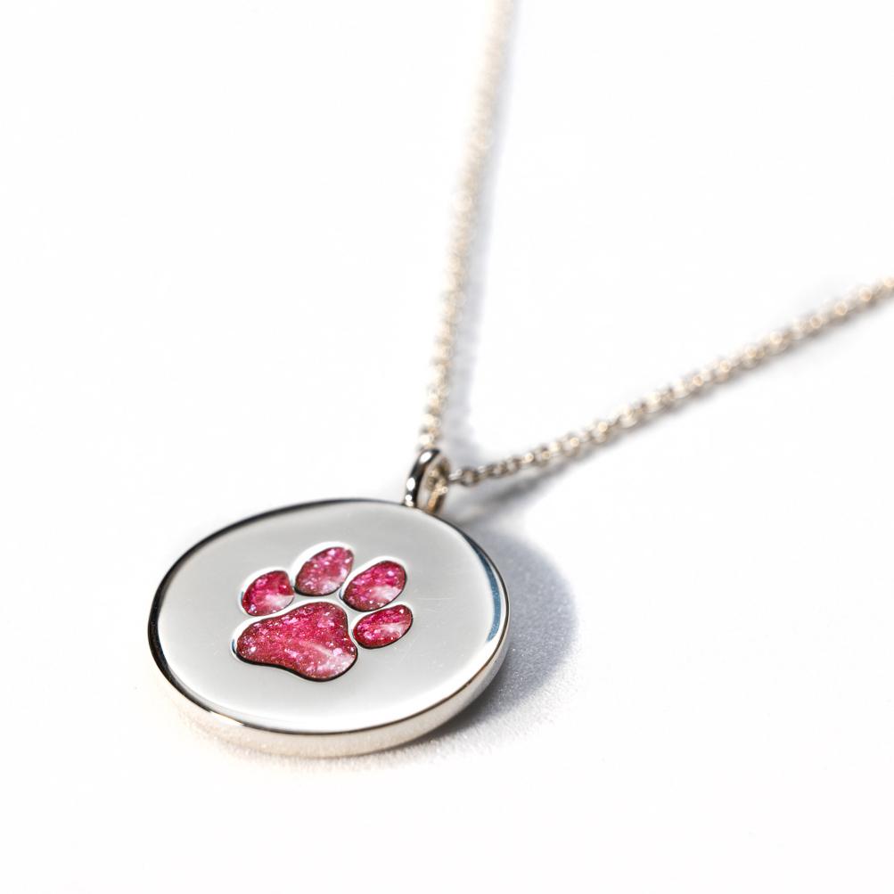 Sterling Silver Pawprint Pendant everence.life