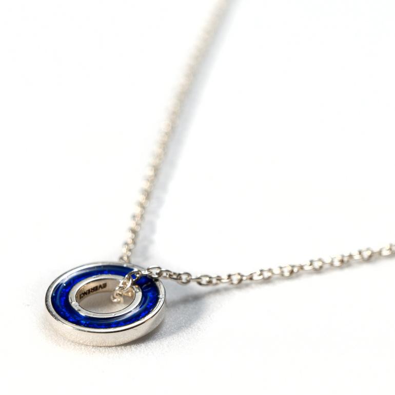 Sterling Silver Forever Charm Necklace with Everence Inlay everence.life