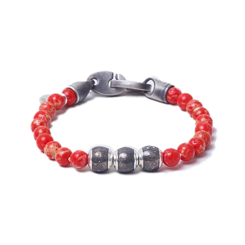 Red Sea Jasper, Three Everence Beads everence.life