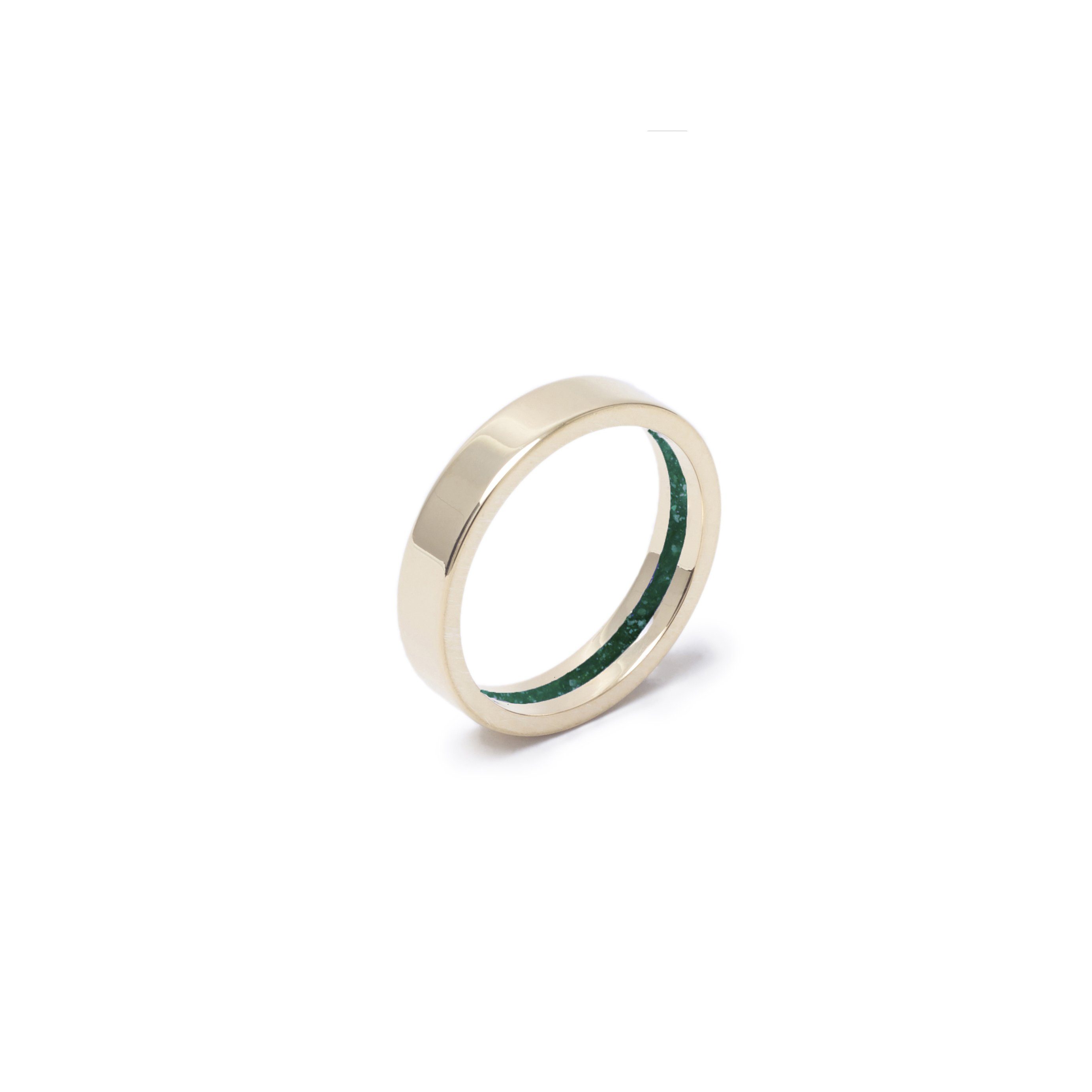 Everence Ring, 10k Yellow Gold everence.life 4mm Emerald