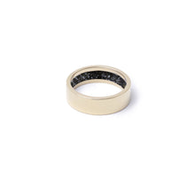 Everence Ring, 10k Yellow Gold everence.life 6mm Charcoal