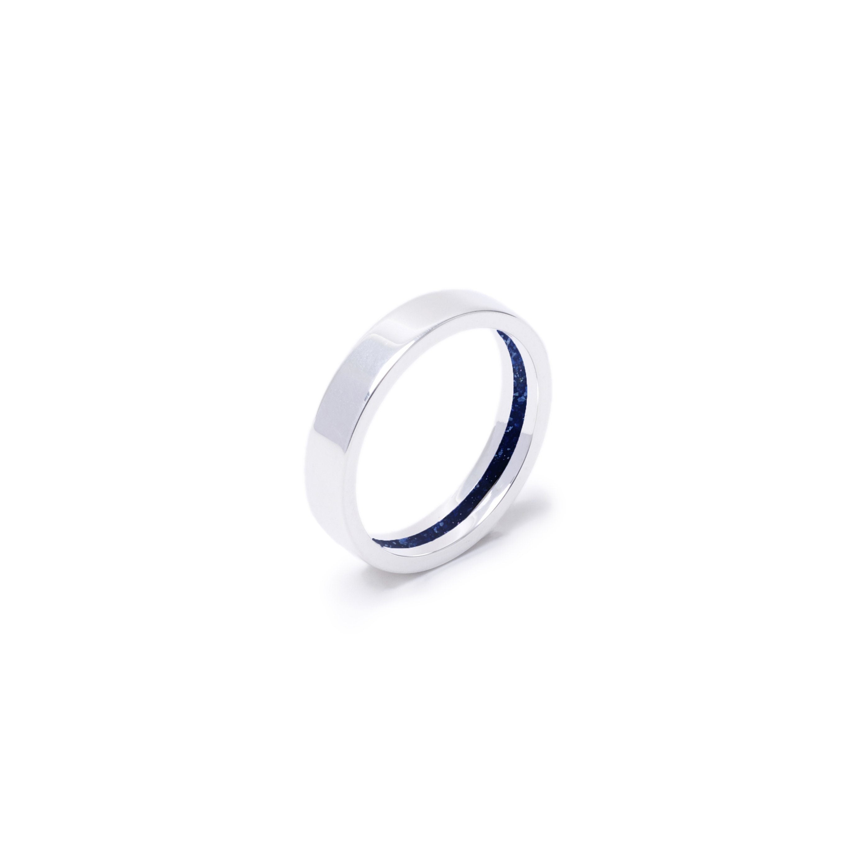 Everence Ring, Sterling Silver everence.life 4mm Navy