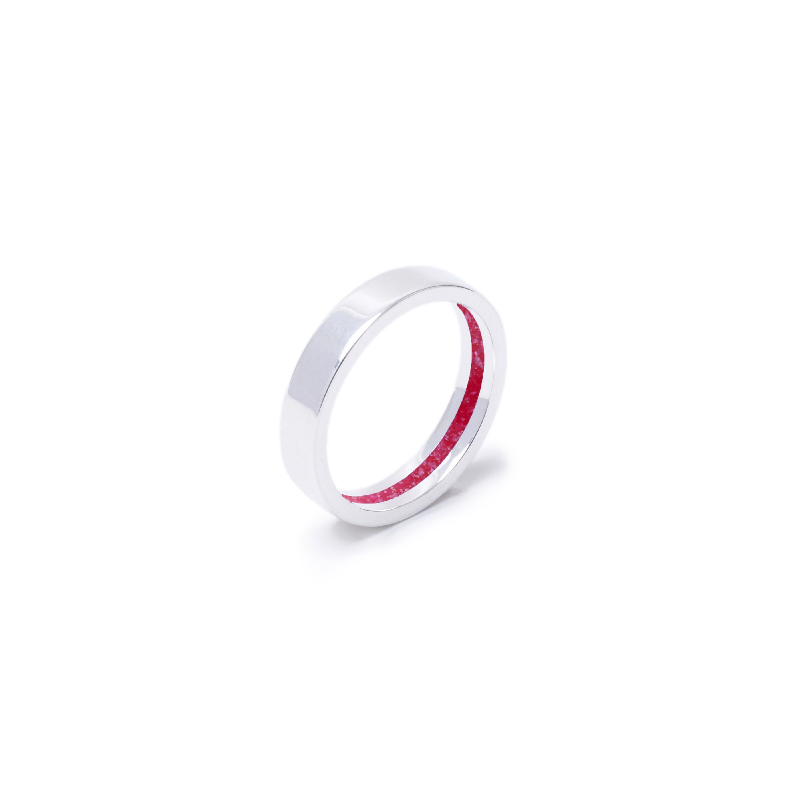 Everence Ring, Sterling Silver everence.life 4mm Scarlet