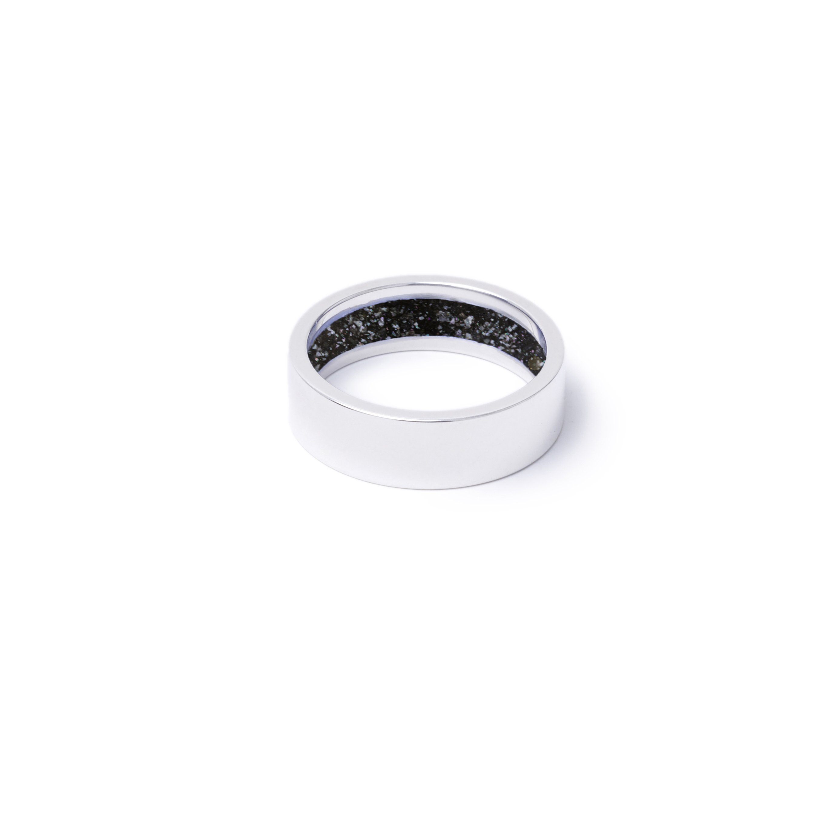 Everence Ring, Sterling Silver everence.life 6mm Charcoal