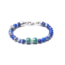 Blue Sea Jasper, Two Everence Beads everence.life Green Lobster Claw 7
