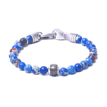 Blue Sea Jasper, One Everence Bead everence.life Grey Brummel Hook 7