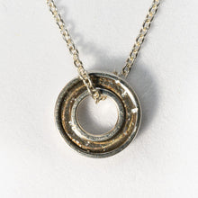 Sterling Silver Forever Charm Necklace with Everence Inlay everence.life Charcoal
