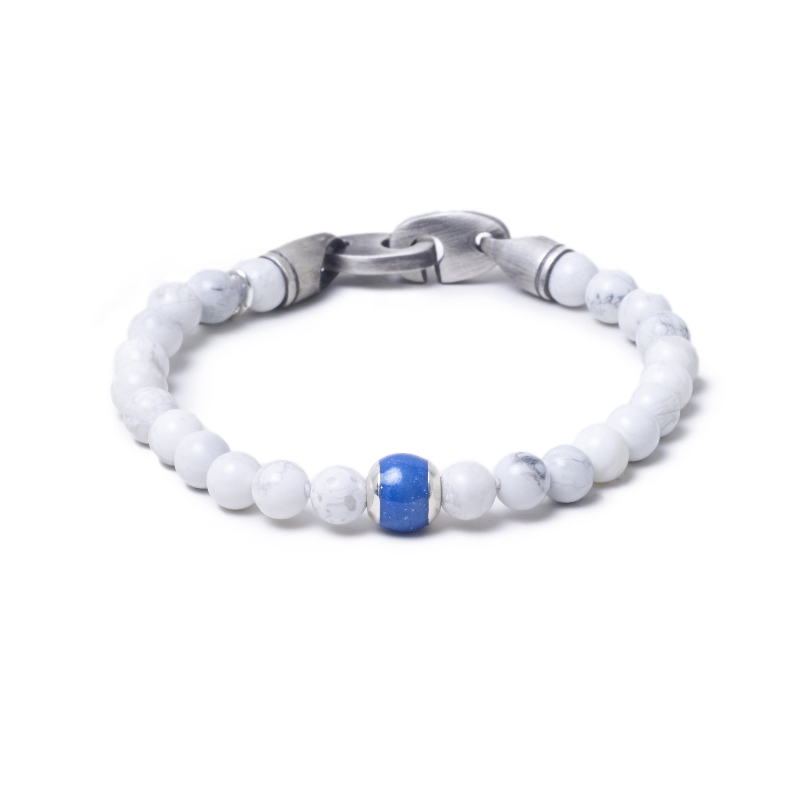 Howlite, One Everence Bead everence.life Blue Brummel Hook 7