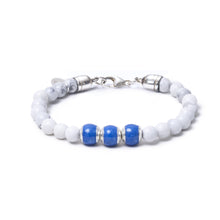 Howlite, Three Everence Beads everence.life Blue Lobster Claw 7