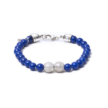 Lapis Lazuli, Two Everence Beads everence.life Clear Lobster Claw 7