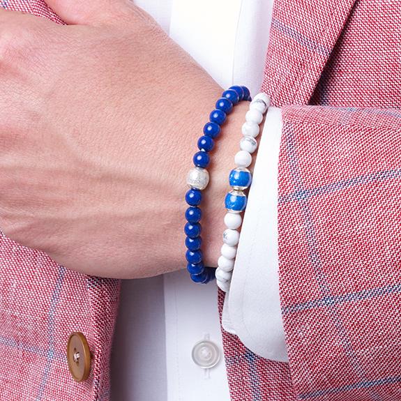 Howlite, Two Everence Beads everence.life