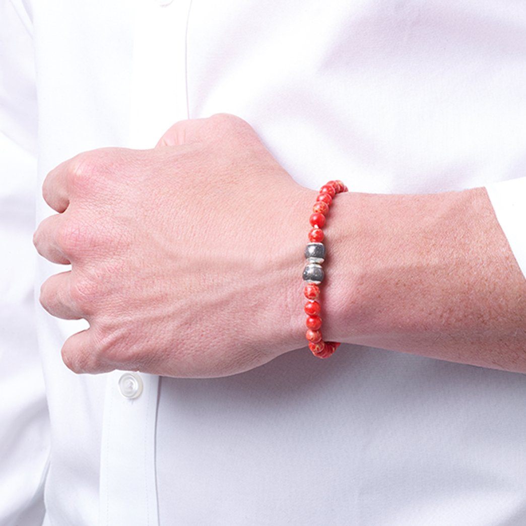 Red Sea Jasper, Three Everence Beads everence.life