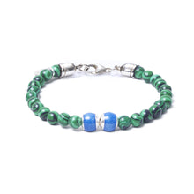 Malachite, Two Everence Beads everence.life Blue Lobster Claw 7