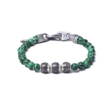 Malachite, Three Everence Beads everence.life Grey Brummel Hook 7