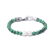 Malachite, Two Everence Beads everence.life Clear Brummel Hook 7