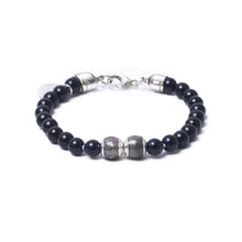 Onyx, Two Everence Beads everence.life Grey Lobster Claw 7