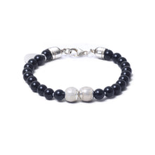 Onyx, Two Everence Beads everence.life Clear Lobster Claw 7