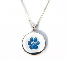 Sterling Silver Pawprint Pendant everence.life Sky