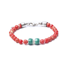 Red Sea Jasper, Two Everence Beads everence.life Green Lobster Claw 7