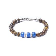Tiger Eye, Three Everence Beads everence.life Blue Lobster Claw 7