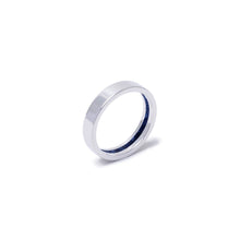 Everence Ring, 10k White Gold everence.life 4mm Navy 