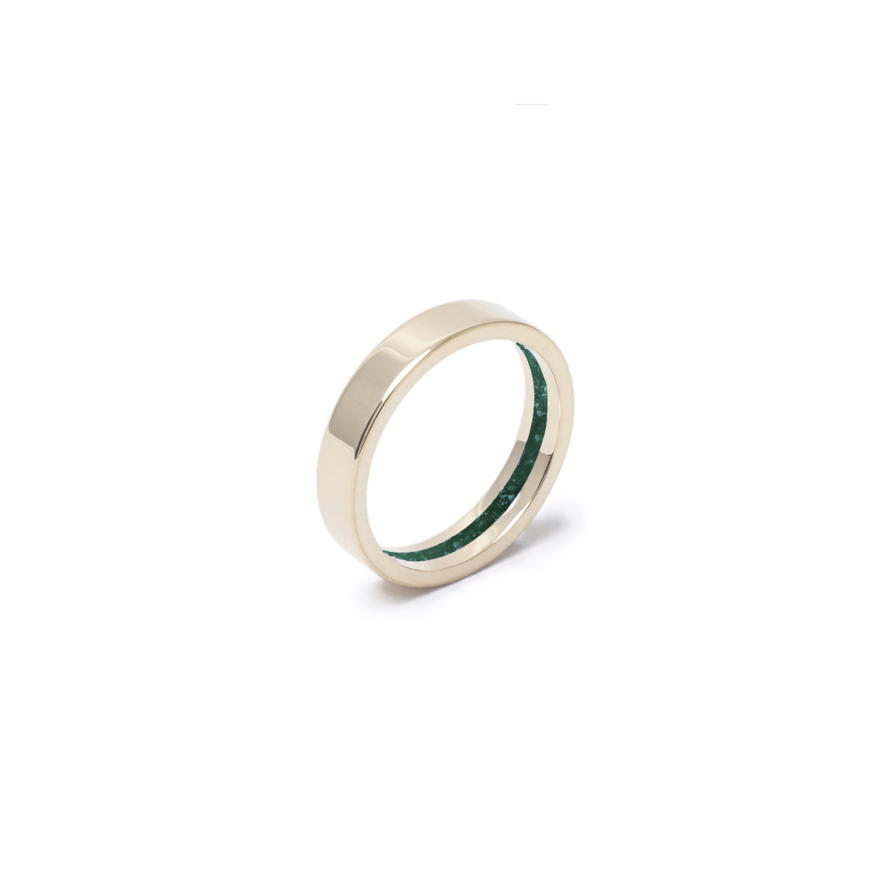 Everence Ring, 10k Yellow Gold everence.life 4mm Emerald 