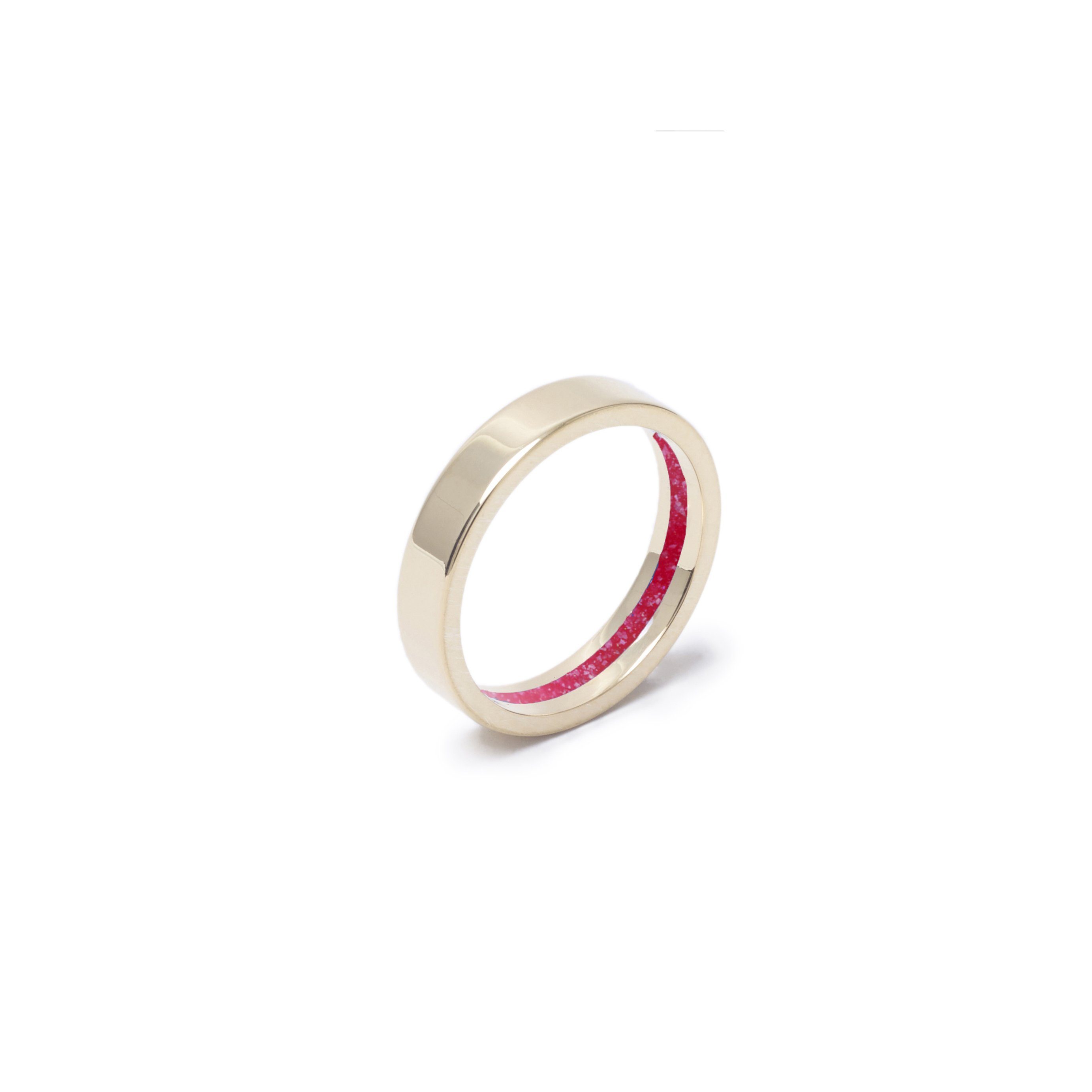 Everence Ring, 10k Yellow Gold everence.life 4mm Scarlet 