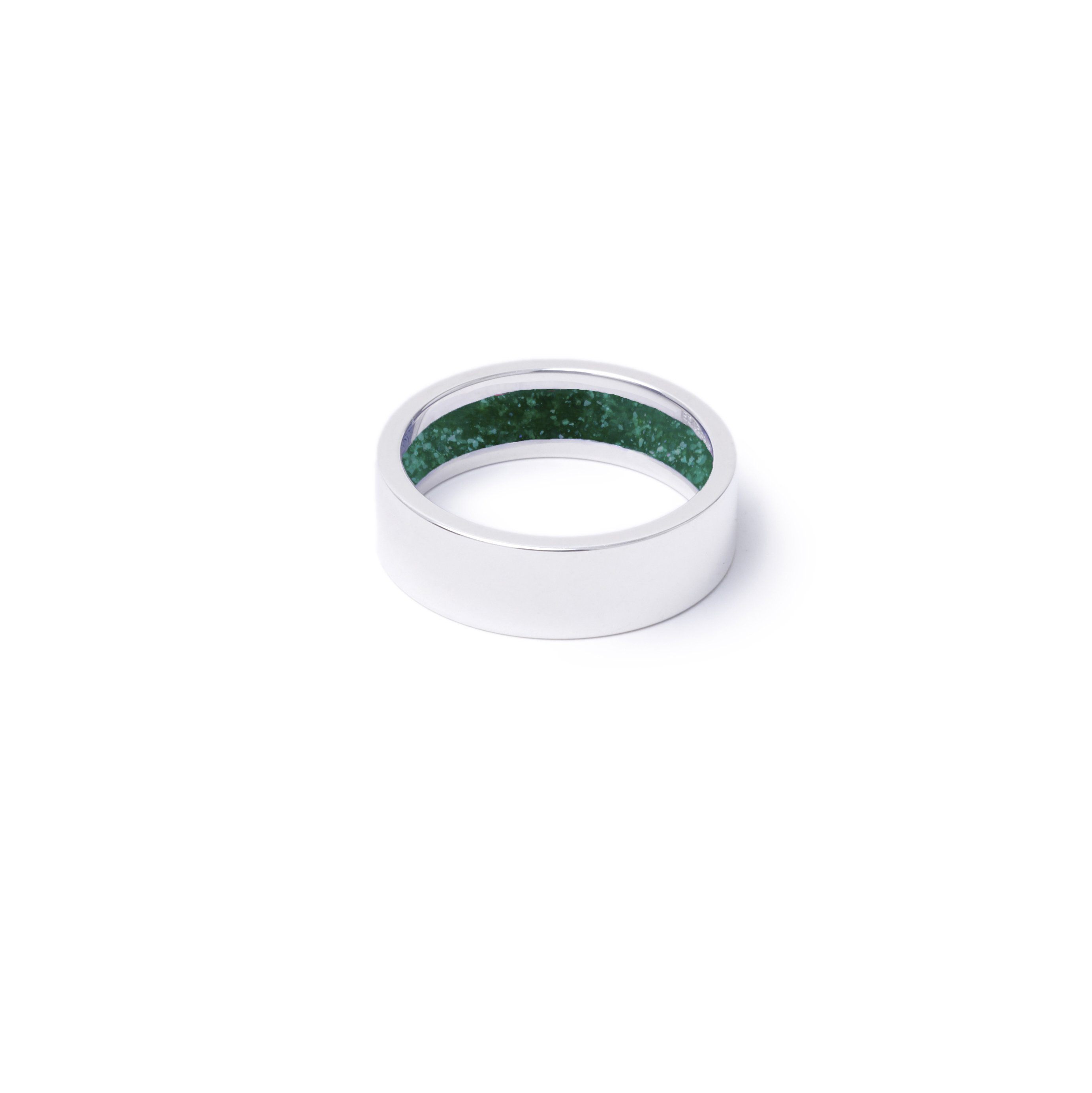 Everence Ring, Sterling Silver everence.life 6mm Emerald 