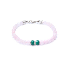 Rose Quartz, Two Everence Beads Everence Green Lobster Claw 7