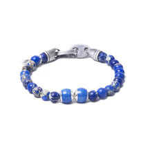 Blue Sea Jasper, Two Everence Beads everence.life Blue Brummel Hook 7