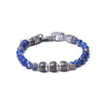 Blue Sea Jasper, Three Everence Beads everence.life Grey Brummel Hook 7