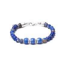 Blue Sea Jasper, Three Everence Beads everence.life Blue Lobster Claw 7