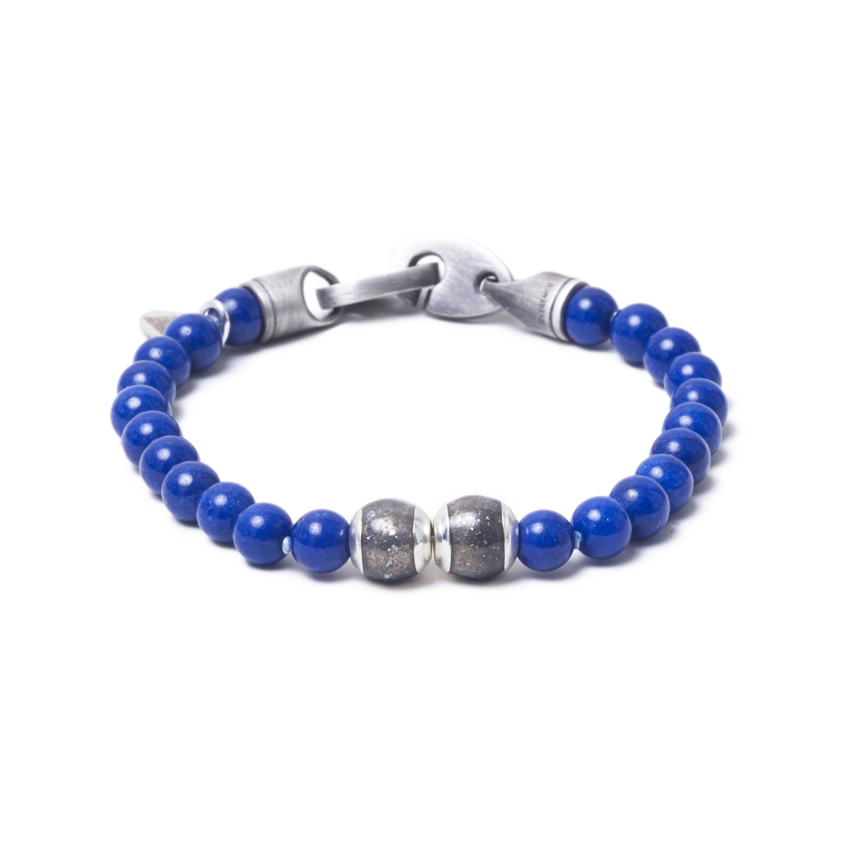 Lapis Lazuli, Two Everence Beads everence.life Grey Brummel Hook 7