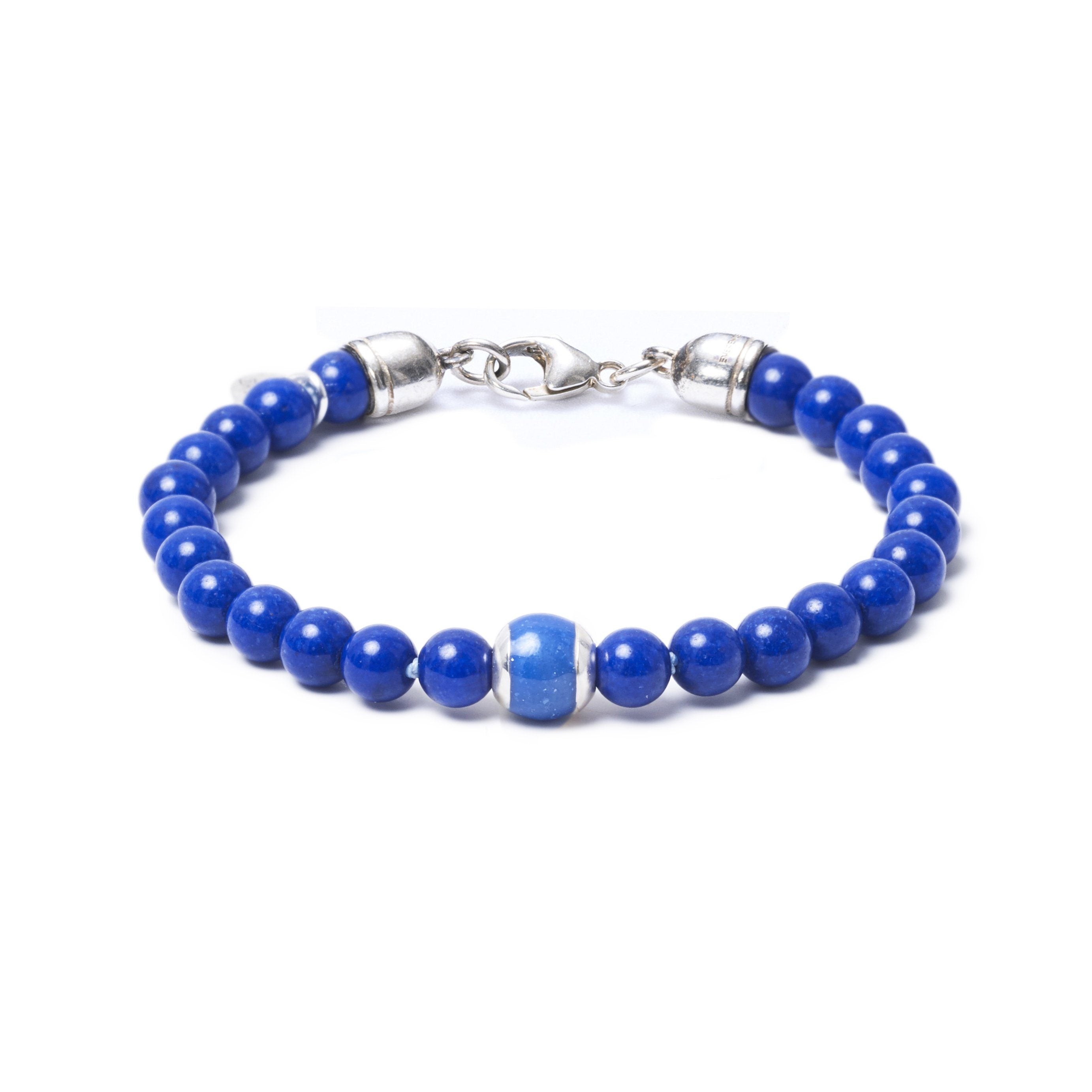Lapis Lazuli, One Everence Bead everence.life Blue Lobster Claw 7