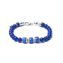 Lapis Lazuli, Three Everence Beads everence.life Blue Lobster Claw 7
