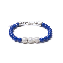 Lapis Lazuli, Three Everence Beads everence.life Clear Lobster Claw 7