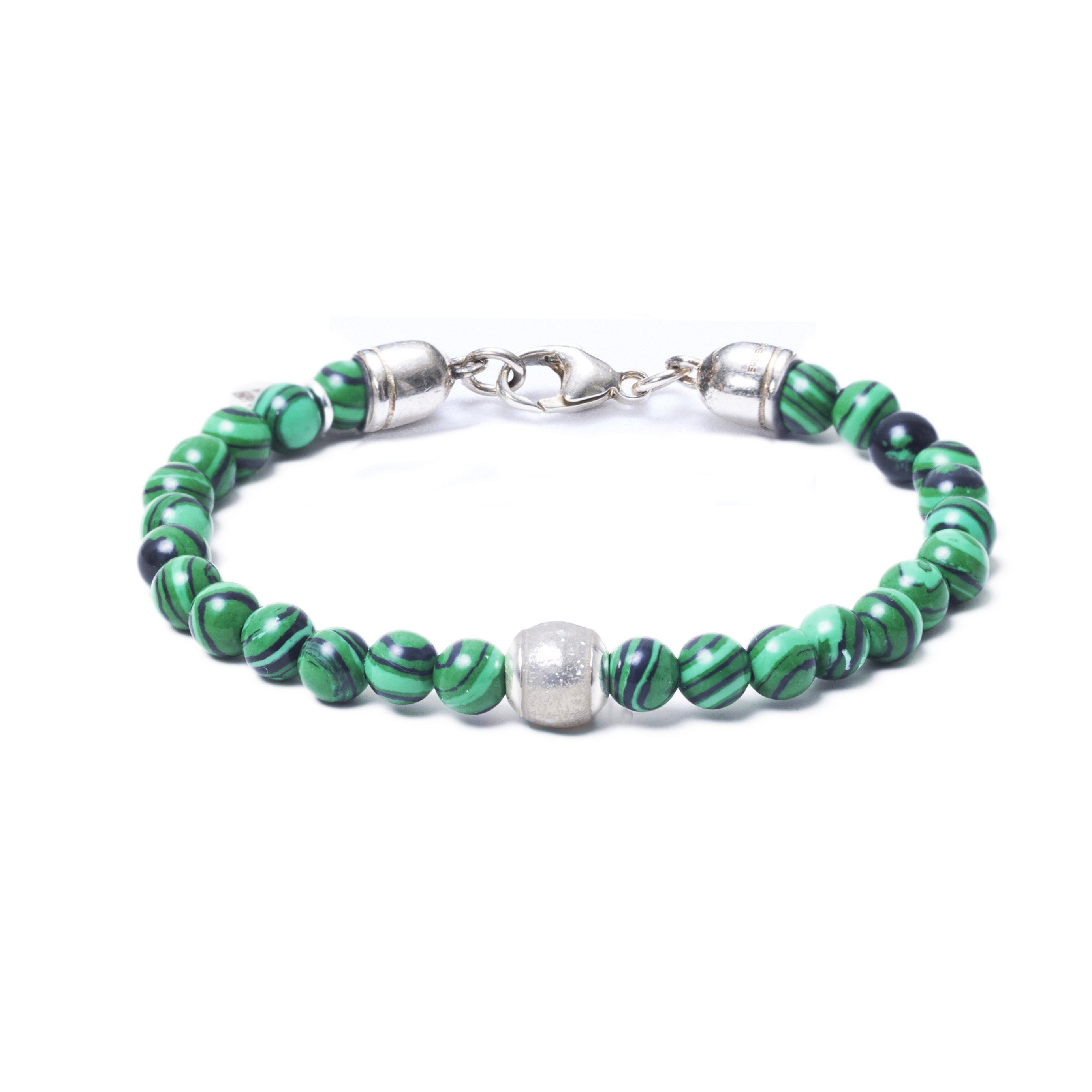 Malachite, One Everence Bead everence.life Clear Lobster Claw 7