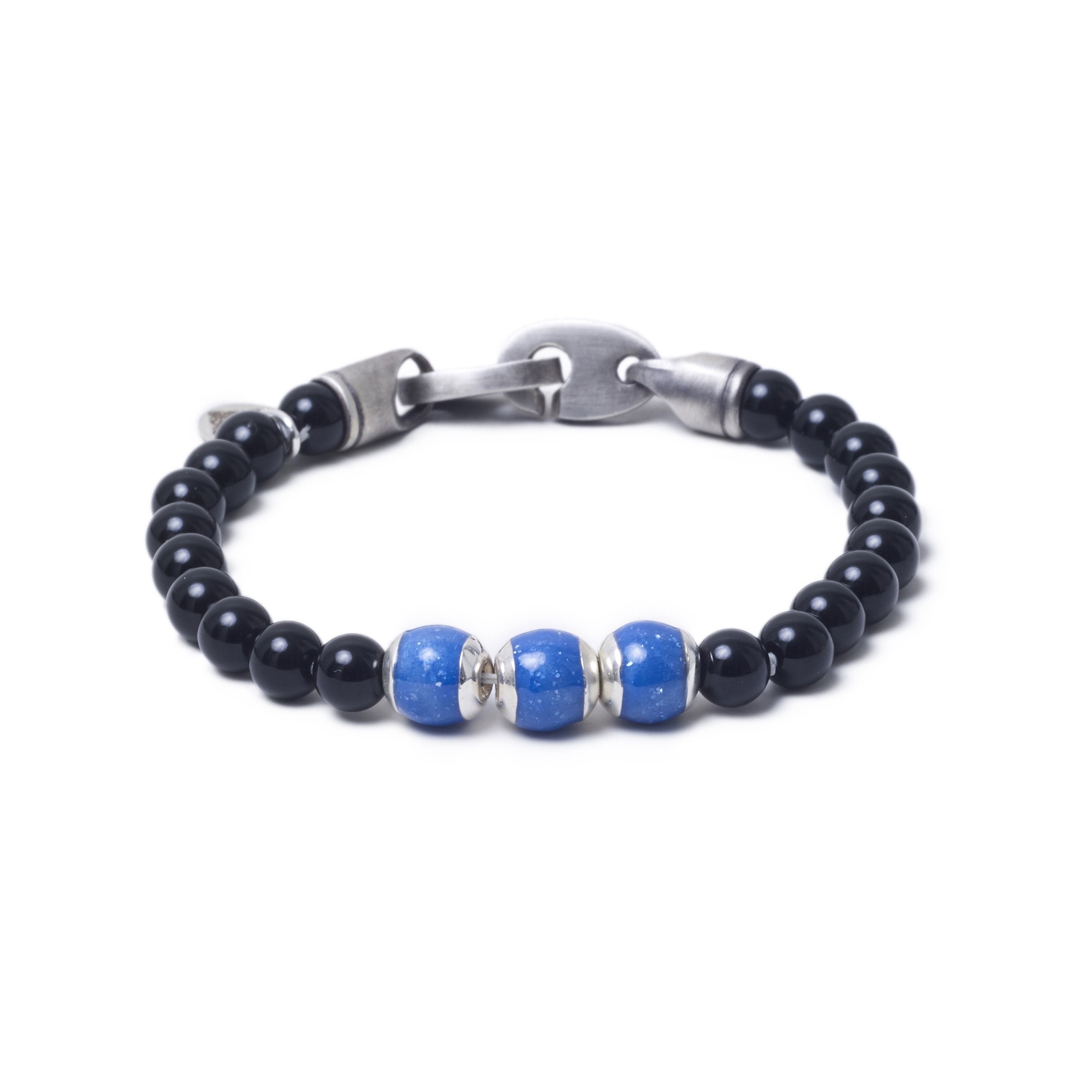 Onyx, Three Everence Beads everence.life Blue Brummel Hook 7